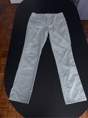 Shanghai Tang Light Mint Straight-Leg Pants